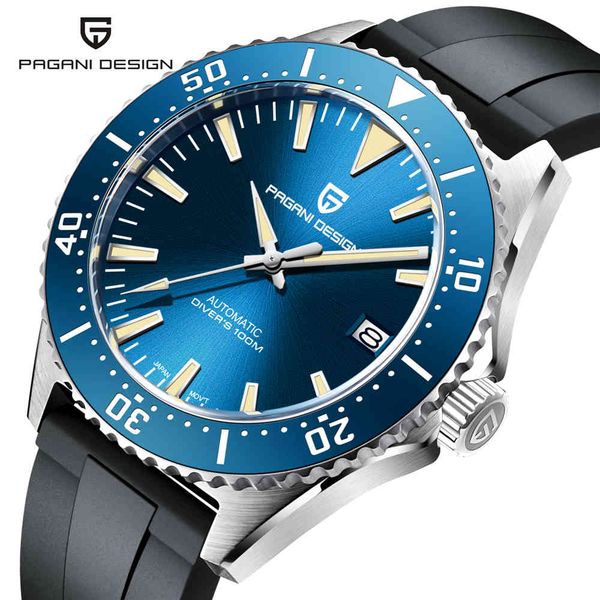 watch pagani design luxury men automatic mechanical wristwatch nh35a movement stainless steel divers sapphire glass es, Slivery;brown
watch pagani design luxury men automatic mechanical wristwatch nh35a movement stainless steel divers sapphire glass es, Slivery;brown