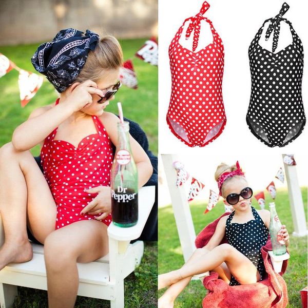 one-piece suits fashion casual slim polka dots girls kids bikini halterneck swimsuit swimming costume bathing suit 2-7y summer clothes
one-piece suits fashion casual slim polka dots girls kids bikini halterneck swimsuit swimming costume bathing suit 2-7y summer clothes