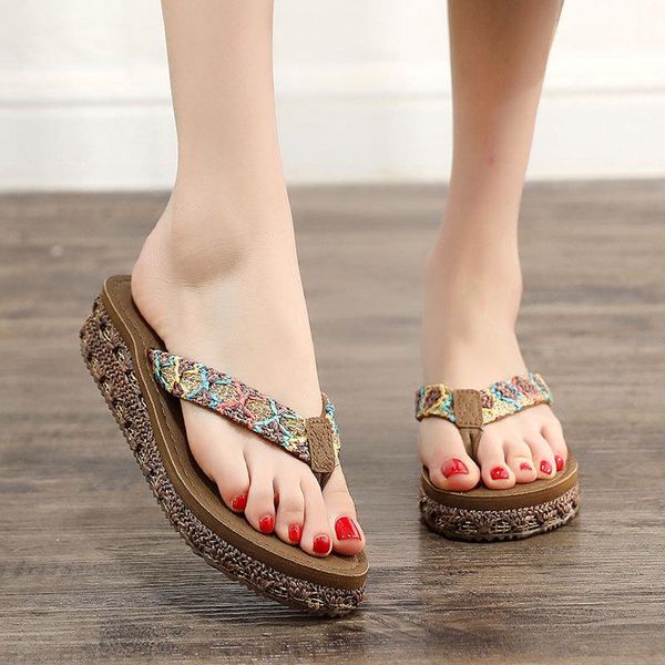 slippers women 2021 summer shoes damen wedge flip flops slides sandles casual beach platform sandalias fashion, Black
slippers women 2021 summer shoes damen wedge flip flops slides sandles casual beach platform sandalias fashion, Black