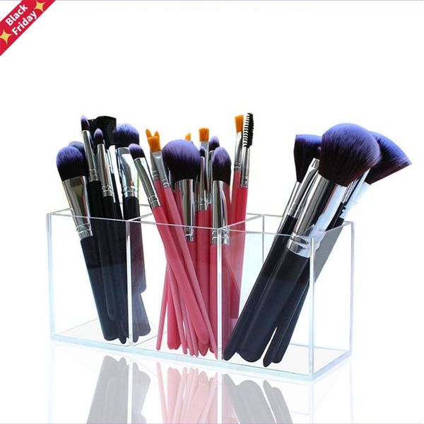 1/2/3/4 slots clear makeup brush holder pen pencil cup stand cosmetic storage box deskstationery organizer with compartments boxes & bin
1/2/3/4 slots clear makeup brush holder pen pencil cup stand cosmetic storage box deskstationery organizer with compartments boxes & bin