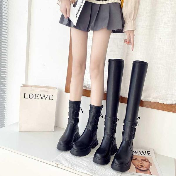boots long women's knee high fall 2021 net red versatile fashion spring and autumn single show thin locomotive, Black
boots long women's knee high fall 2021 net red versatile fashion spring and autumn single show thin locomotive, Black