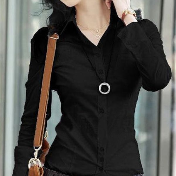 2d6v fashion shirt women clothes full sleeve white black blouse ol office ladies work wear plus size blusas femininas p5i3, Black;gray
2d6v fashion shirt women clothes full sleeve white black blouse ol office ladies work wear plus size blusas femininas p5i3, Black;gray