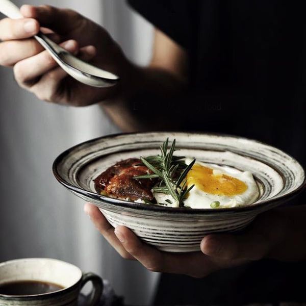 nordic vintage bowl japanese ceramic plate serving soup bowls creative pasta dish noodle
nordic vintage bowl japanese ceramic plate serving soup bowls creative pasta dish noodle