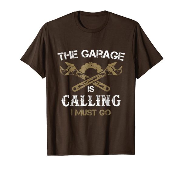 The Garage Is Calling Mechanic Shirt For Men Funny Gift Tee, Mainly pictures
