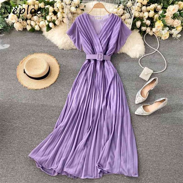 neploe slim fit long chiffon pleated women dresses candy color elegant v-neck drawstring vestidos new french style dress 210331, Black;gray
neploe slim fit long chiffon pleated women dresses candy color elegant v-neck drawstring vestidos new french style dress 210331, Black;gray