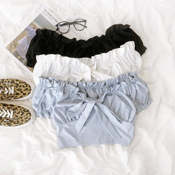 women's blouses & shirts summer slim short section french wooden ears v-neck strappy puff sleeve one-shoulder shirt, White
women's blouses & shirts summer slim short section french wooden ears v-neck strappy puff sleeve one-shoulder shirt, White