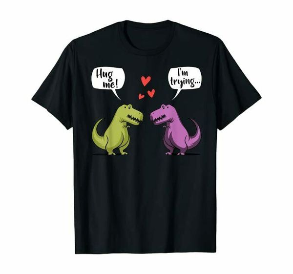 t-rex dinosaur couple hug me valentines day funny t-shirt size s-5xl, White;black
t-rex dinosaur couple hug me valentines day funny t-shirt size s-5xl, White;black