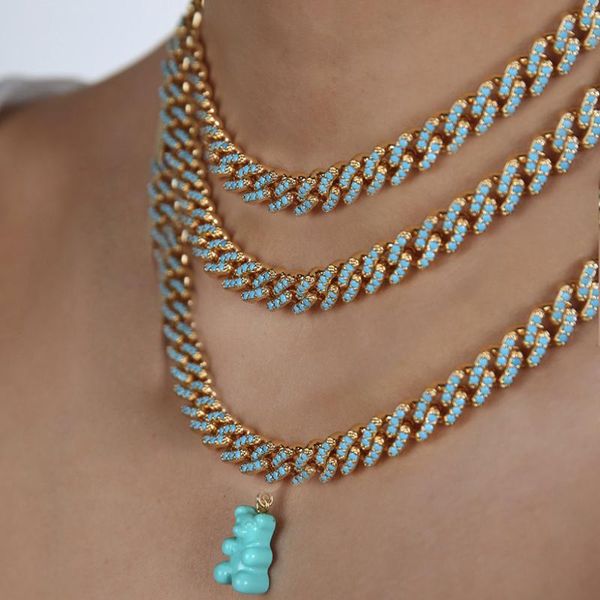 chokers luxury miami curb cuban link chains men necklaces gold silver color hip hop iced out crystal bling rhinestone necklace pave, Golden;silver
chokers luxury miami curb cuban link chains men necklaces gold silver color hip hop iced out crystal bling rhinestone necklace pave, Golden;silver