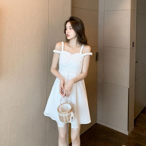 casual dresses french chiffon a line dress one piece korean ladies summer off shoulder cabaret party formal for women, Black;gray
casual dresses french chiffon a line dress one piece korean ladies summer off shoulder cabaret party formal for women, Black;gray