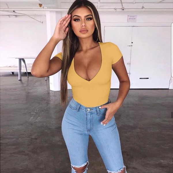 women's t-shirt plus size 2021 summer fashion streetwear women solid color short sleeve t-shirts deep v-neck blusas mujer de, White
women's t-shirt plus size 2021 summer fashion streetwear women solid color short sleeve t-shirts deep v-neck blusas mujer de, White