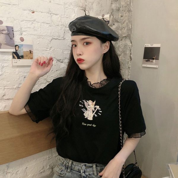 polos ytx294 knitted or crocheted false seam of two printed t-shirt top, White
polos ytx294 knitted or crocheted false seam of two printed t-shirt top, White