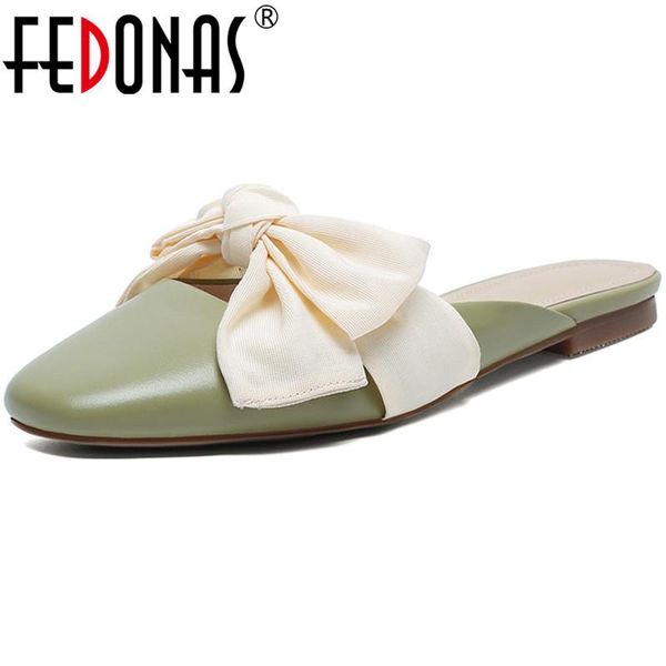 sandals fedonas butterfly knot shoes woman heels 2021 summer women flat genuine leather casual basic thick mules, Black
sandals fedonas butterfly knot shoes woman heels 2021 summer women flat genuine leather casual basic thick mules, Black