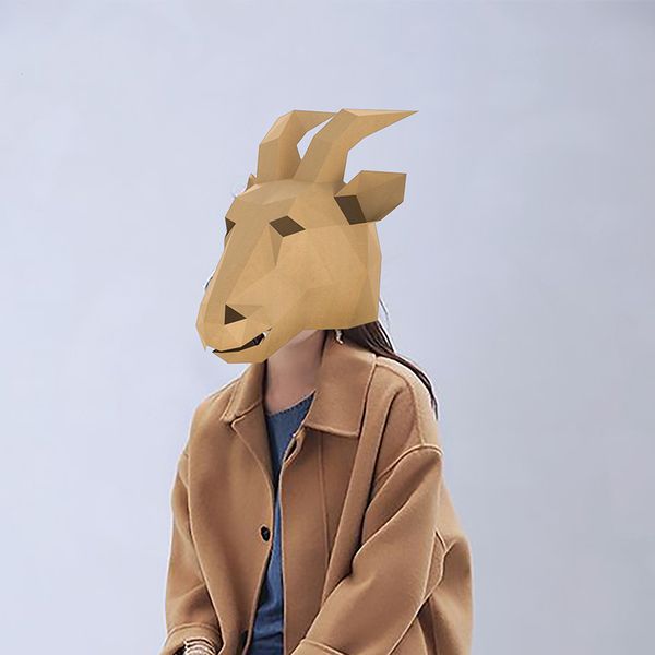 mascot doll costume 3d paper mold animal goat sheep head mask headgear halloween props woman men party role play dress up diy craft masks, Red;yellow
mascot doll costume 3d paper mold animal goat sheep head mask headgear halloween props woman men party role play dress up diy craft masks, Red;yellow