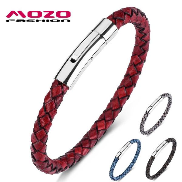 charm bracelets fashion men red genuine leather rope mixed braided bracelet simple style punk woman classic jewelry 602, Golden;silver
charm bracelets fashion men red genuine leather rope mixed braided bracelet simple style punk woman classic jewelry 602, Golden;silver