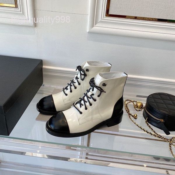 boots high end quality autumn winter leather short boots women's low heel square lace up martin, Black
boots high end quality autumn winter leather short boots women's low heel square lace up martin, Black