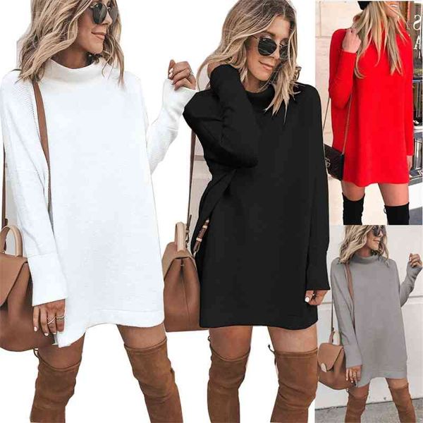 2021new autumn and winter 2020 fashion slim round neck long sleeve women's knitted sweater dress, Black;gray
2021new autumn and winter 2020 fashion slim round neck long sleeve women's knitted sweater dress, Black;gray