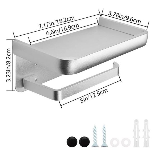 toilet paper holders wall mounted roll holder with tray space aluminum single tissue kitchen bathroom accessories
toilet paper holders wall mounted roll holder with tray space aluminum single tissue kitchen bathroom accessories