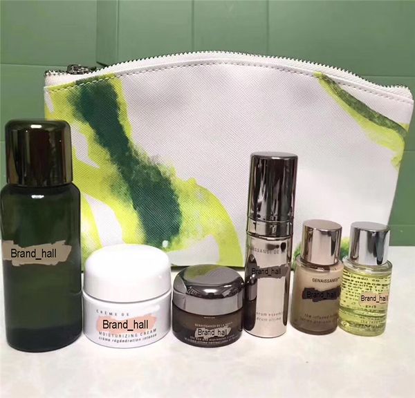 brand 6 piece kit with bag 7ml moisturizing cream 3ml expression eye cream 4ml repair essence 5ml serum 30ml toner, White
brand 6 piece kit with bag 7ml moisturizing cream 3ml expression eye cream 4ml repair essence 5ml serum 30ml toner, White