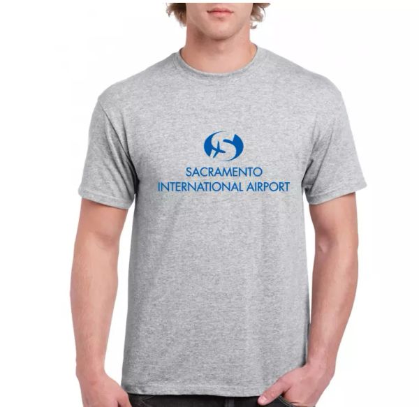 sacramento international airport california capitol tee shirt gray t-shirt, White;black
sacramento international airport california capitol tee shirt gray t-shirt, White;black