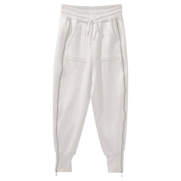 women's pants & capris 2021 autumn and winter thicker harem women loose plus thick casual zipper streetwear sweatpants, Black;white
women's pants & capris 2021 autumn and winter thicker harem women loose plus thick casual zipper streetwear sweatpants, Black;white