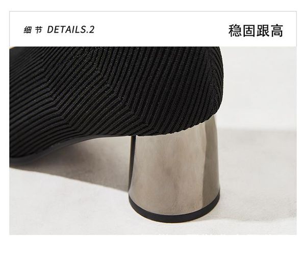 boots 2021 autumn and winter thick heel short tube knitted stretch round toe fashion socks black casual wild tide wome
boots 2021 autumn and winter thick heel short tube knitted stretch round toe fashion socks black casual wild tide wome
