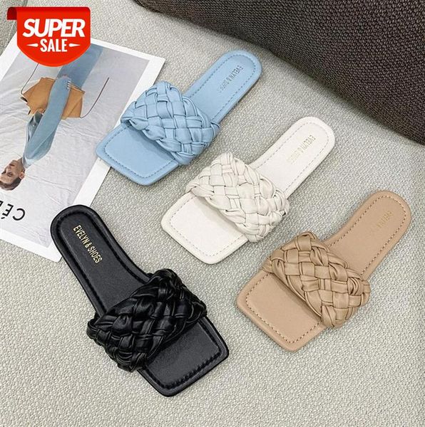 women's sandals and slippers, braided one-line outer wear, fashion slippers ladies korean version #un4d, Black
women's sandals and slippers, braided one-line outer wear, fashion slippers ladies korean version #un4d, Black