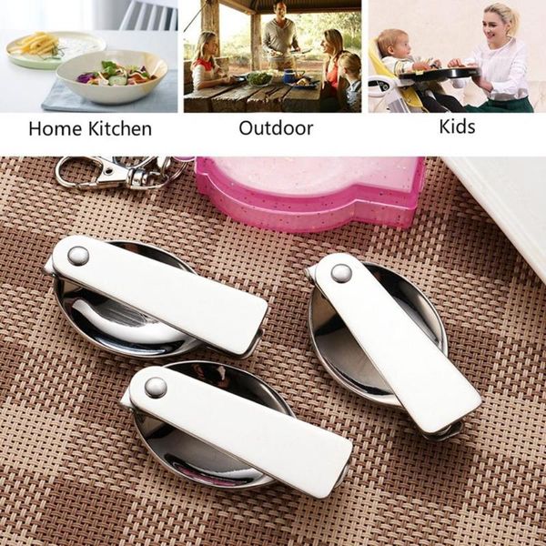 spoons portable folding fork spoon teaspoons stainless steel outdoor picnic camping tableware
spoons portable folding fork spoon teaspoons stainless steel outdoor picnic camping tableware