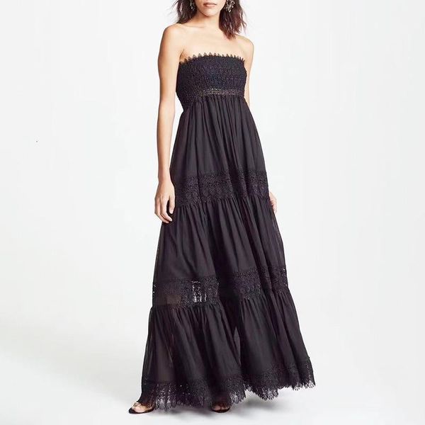 casual dresses black strapless for women summer sleeveless lace hollow out patchwork solid floor to length slim beach dress long rhwn, Black;gray
casual dresses black strapless for women summer sleeveless lace hollow out patchwork solid floor to length slim beach dress long rhwn, Black;gray