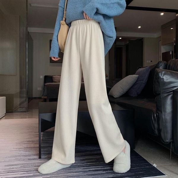women's pants & capris and winter thickened corduroy granny show thin high waist sag, loose straight tube apricot casual, Black;white
women's pants & capris and winter thickened corduroy granny show thin high waist sag, loose straight tube apricot casual, Black;white