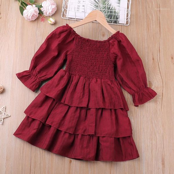 girl's dresses 2021 autumn dress multi-layer princess kid beautiful birthday party children's costume christmas year1, Red;yellow
girl's dresses 2021 autumn dress multi-layer princess kid beautiful birthday party children's costume christmas year1, Red;yellow