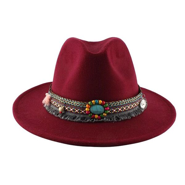 wide brim hats 2021 fashion men fedoras women's jazz hat summer spring black woolen blend cap outdoor casual, Blue;gray
wide brim hats 2021 fashion men fedoras women's jazz hat summer spring black woolen blend cap outdoor casual, Blue;gray