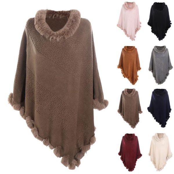 women's jackets 2021 loose outwear women winter knitted cashmere capes shawl cardigans sweater coat autumn oversized warm, Black;brown
women's jackets 2021 loose outwear women winter knitted cashmere capes shawl cardigans sweater coat autumn oversized warm, Black;brown