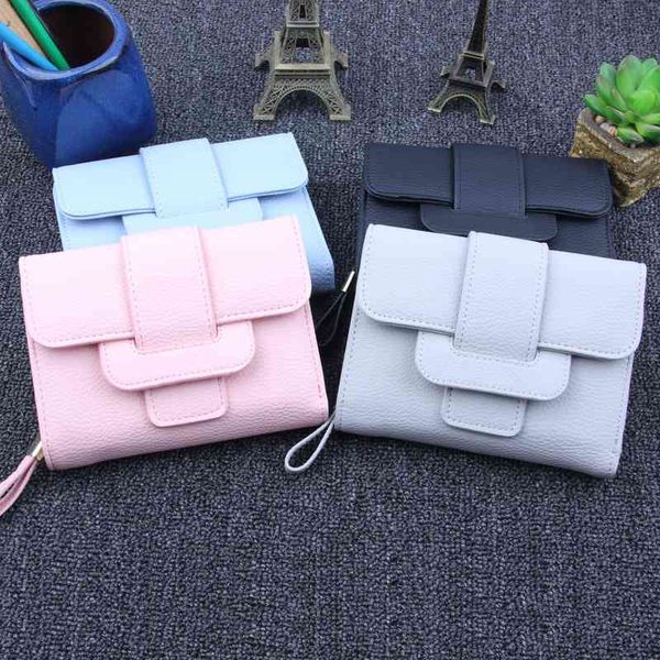 wallet litchi pattern women's purse small fresh buckle short bag multifunctional zipper student zero, Red;black
wallet litchi pattern women's purse small fresh buckle short bag multifunctional zipper student zero, Red;black