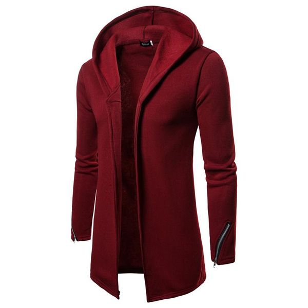 men's trench coats autumn winter men cardigan pure color coat hooded european american style drop gift fashion clothes, Tan;black
men's trench coats autumn winter men cardigan pure color coat hooded european american style drop gift fashion clothes, Tan;black