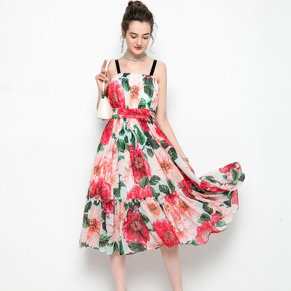 2021 summer runway fashion floral pink woman flower print without back ed as a party, Black;gray
2021 summer runway fashion floral pink woman flower print without back ed as a party, Black;gray
