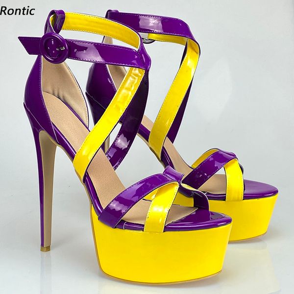 rontic handmade women shiny sandals platform stiletto heels open toe beautiful mixed color party shoes us size 5-20, Black
rontic handmade women shiny sandals platform stiletto heels open toe beautiful mixed color party shoes us size 5-20, Black