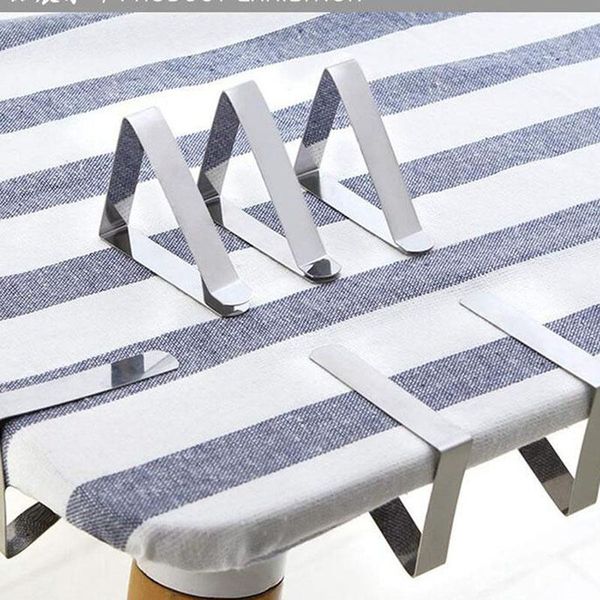 table cloth 6pcs stainless steel tablecloth tables cover clip holder clamps picnic wedding party promenade home garden supplies
table cloth 6pcs stainless steel tablecloth tables cover clip holder clamps picnic wedding party promenade home garden supplies