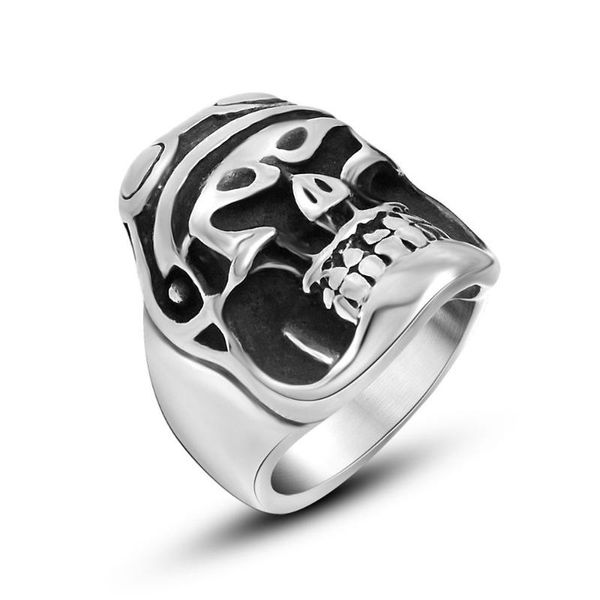 wedding rings fashion stainless steel skull ring couples men and women trendy simple punk jewelry gift s0175, Slivery;golden
wedding rings fashion stainless steel skull ring couples men and women trendy simple punk jewelry gift s0175, Slivery;golden
