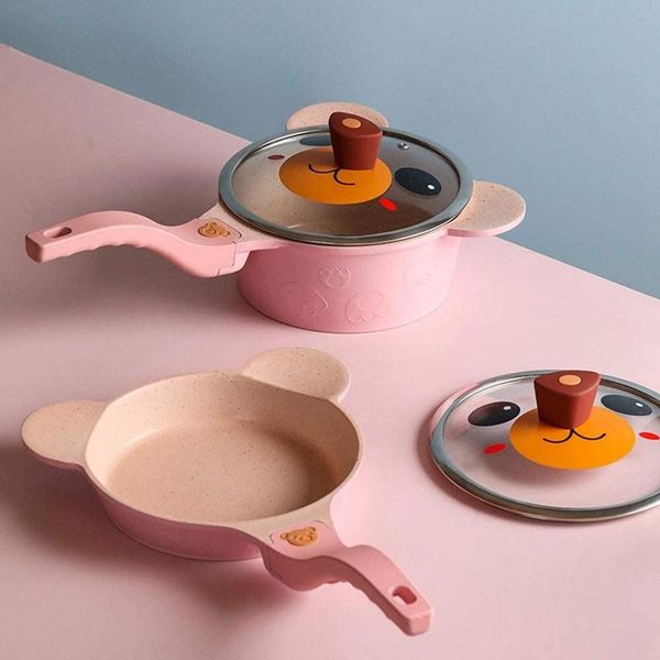 pans children's baby supplement small soup pot non-stick easy to clean frying pan steaming set with lid
pans children's baby supplement small soup pot non-stick easy to clean frying pan steaming set with lid