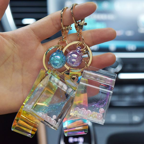 2021 fashion keychain woan creative gift new acrylic oil bottle key chain quicksand doll milk box pendant, Slivery;golden
2021 fashion keychain woan creative gift new acrylic oil bottle key chain quicksand doll milk box pendant, Slivery;golden
