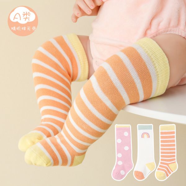 g baby socks spring and autumn wave point rainbow knee combed cotton class a boneless, Pink;yellow
g baby socks spring and autumn wave point rainbow knee combed cotton class a boneless, Pink;yellow