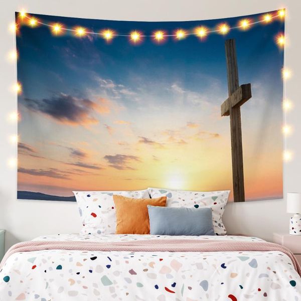 tapestries laeacco fashion tapestry wall hangings faith simple jesus beautiful cross sky sunlight blue bedroom home room decor polyester
tapestries laeacco fashion tapestry wall hangings faith simple jesus beautiful cross sky sunlight blue bedroom home room decor polyester