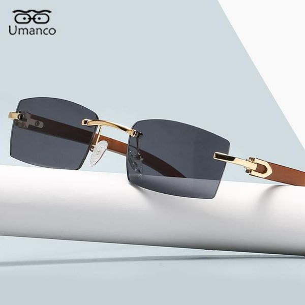 sunglasses small rectangle for men women rimless glasses pc frame ocean gradient lens uv400 eyeglasses trendy male goggles gift, White;black
sunglasses small rectangle for men women rimless glasses pc frame ocean gradient lens uv400 eyeglasses trendy male goggles gift, White;black