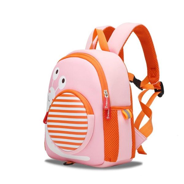 kids snail cartoon school bags kindergarten anti-lost safe neoprene sbr fabric backpack for children girls 
kids snail cartoon school bags kindergarten anti-lost safe neoprene sbr fabric backpack for children girls