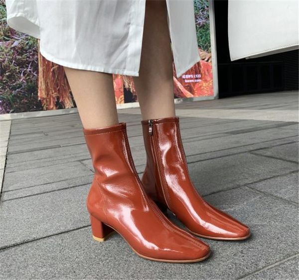 boots pxelena fashion ankle women autumn winter 2021 chunky block high heels office lady dress party shoes 34-43, Black
boots pxelena fashion ankle women autumn winter 2021 chunky block high heels office lady dress party shoes 34-43, Black