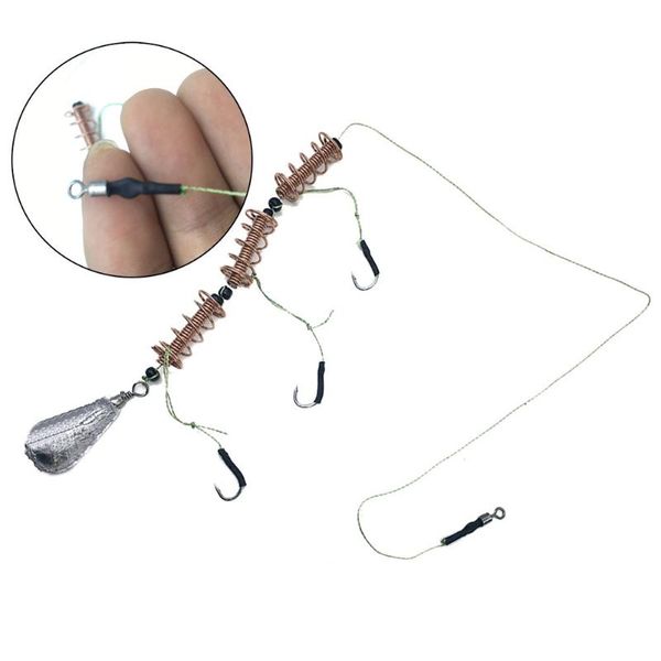 fishing hooks 3 pcs ready tied hook bait cage set trap feeder cages carp sinker tackle outdoor accessories iscas pesca
fishing hooks 3 pcs ready tied hook bait cage set trap feeder cages carp sinker tackle outdoor accessories iscas pesca