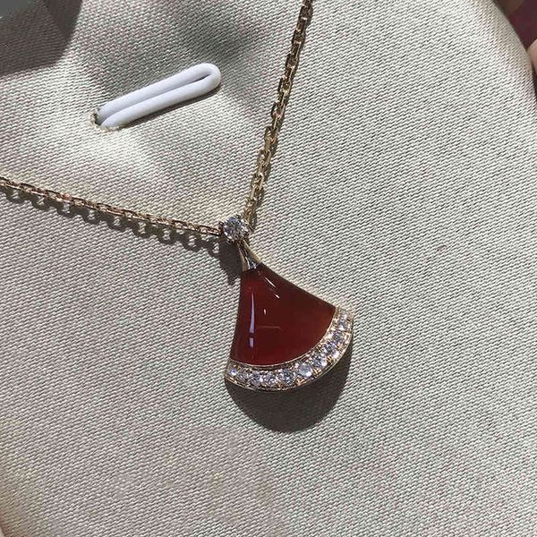 925 sterling sier high version original buckle clavicle necklace with drill small skirt fan pendant tanabata, Silver
925 sterling sier high version original buckle clavicle necklace with drill small skirt fan pendant tanabata, Silver
