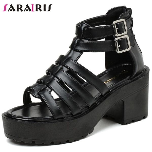 sandals sarairis drop female chunky heel trendy leisure casual solid buckle zipper platform women shoes, Black
sandals sarairis drop female chunky heel trendy leisure casual solid buckle zipper platform women shoes, Black