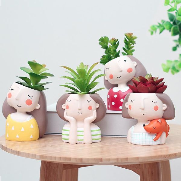 vases girl flower planter set european style succulent plants pot mini bonsai cactus home decor craft
vases girl flower planter set european style succulent plants pot mini bonsai cactus home decor craft