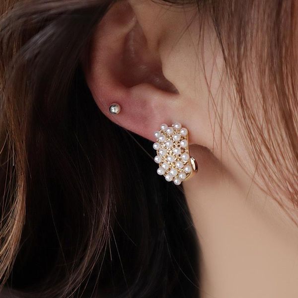 stud romantic 14k gold plated pearl beads c earrings japanese&korea delicate jewelry zircon for women, Golden;silver
stud romantic 14k gold plated pearl beads c earrings japanese&korea delicate jewelry zircon for women, Golden;silver